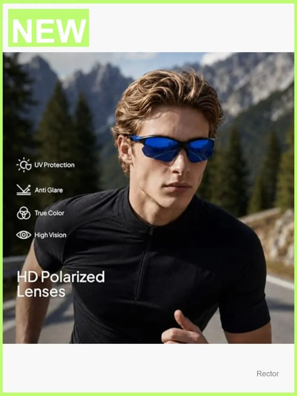 3 Pack Polarized Sports Sunglasses for Running Cycling Driving